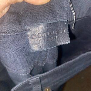 Saint Laurent ripped jeans size medium